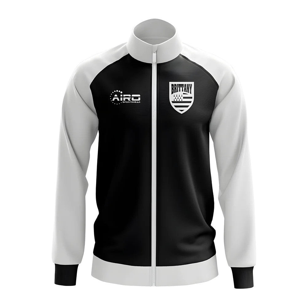 Brittany Concept Football Track Jacket (Black) - Kids_0