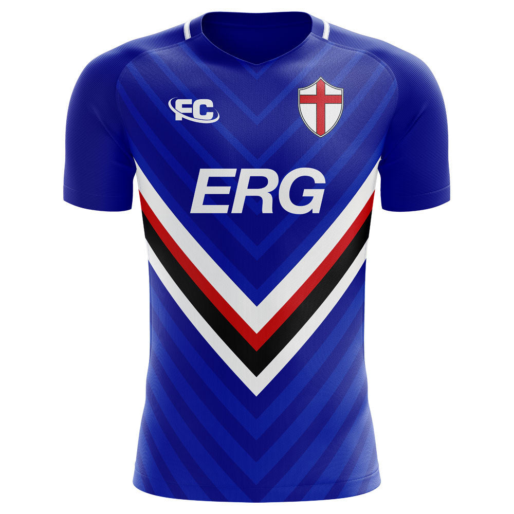 2018-2019 Sampdoria Fans Culture Home Concept Shirt (Kids)_0