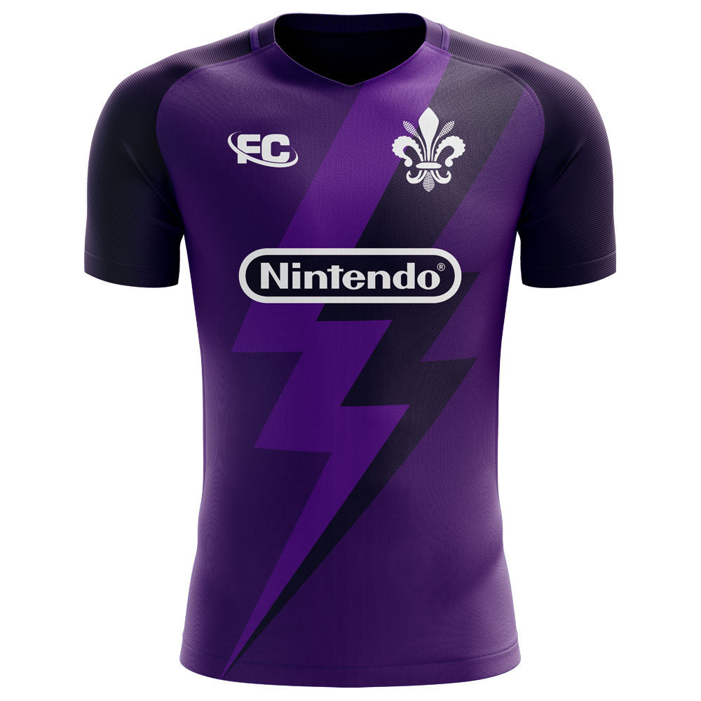 2018-2019 Fiorentina Fans Culture Home Concept Shirt - Kids (Long Sleeve)_0