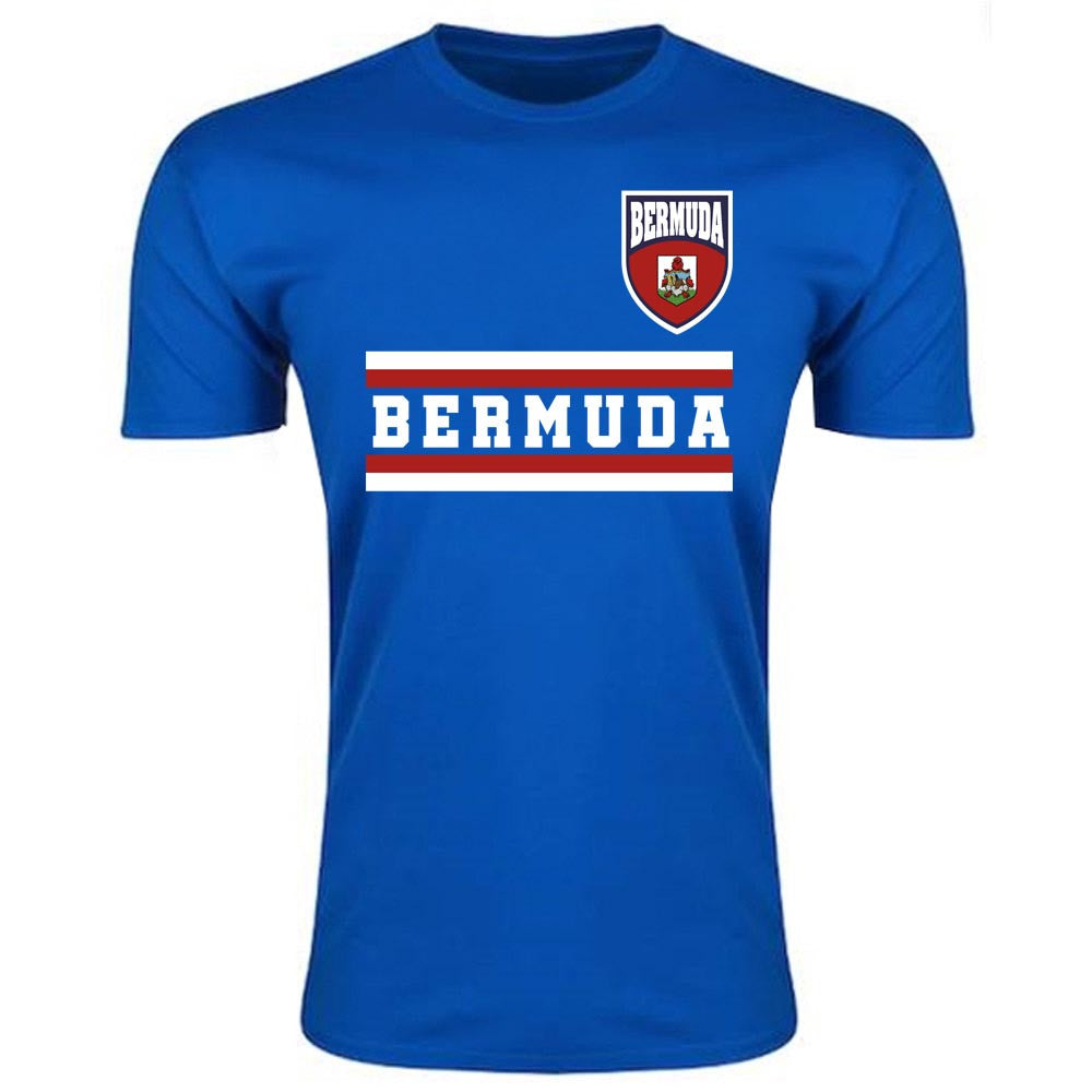 Bermuda Core Football Country T-Shirt (Blue)_0