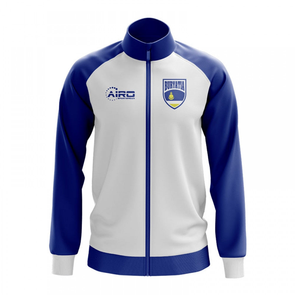 Buryatia Concept Football Track Jacket (White) - Kids_0