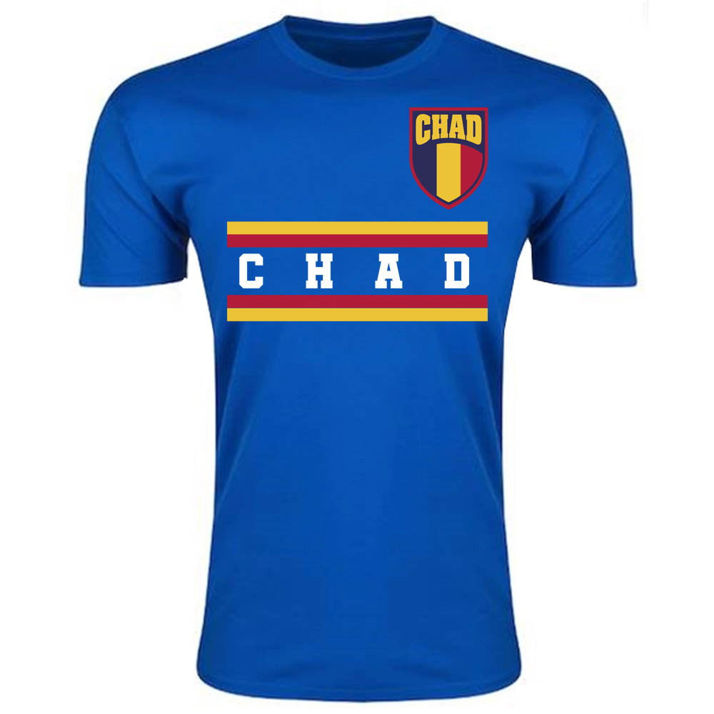 Chad Core Football Country T-Shirt (Blue)_0