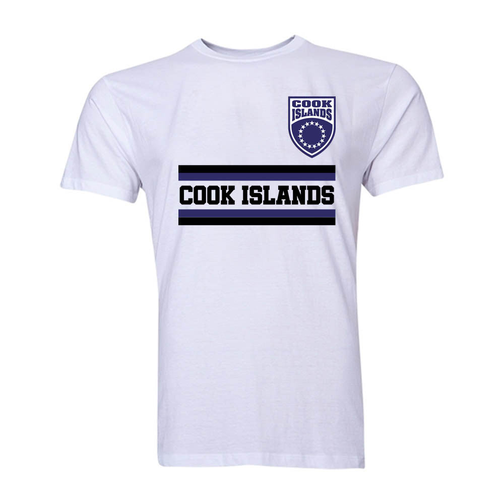 Cook Islands Core Football Country T-Shirt (White)_0