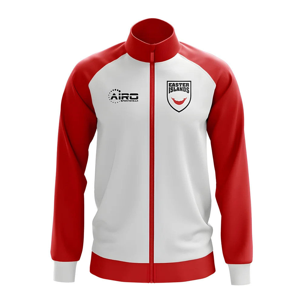 Easter Islands Concept Football Track Jacket (White) - Kids_0