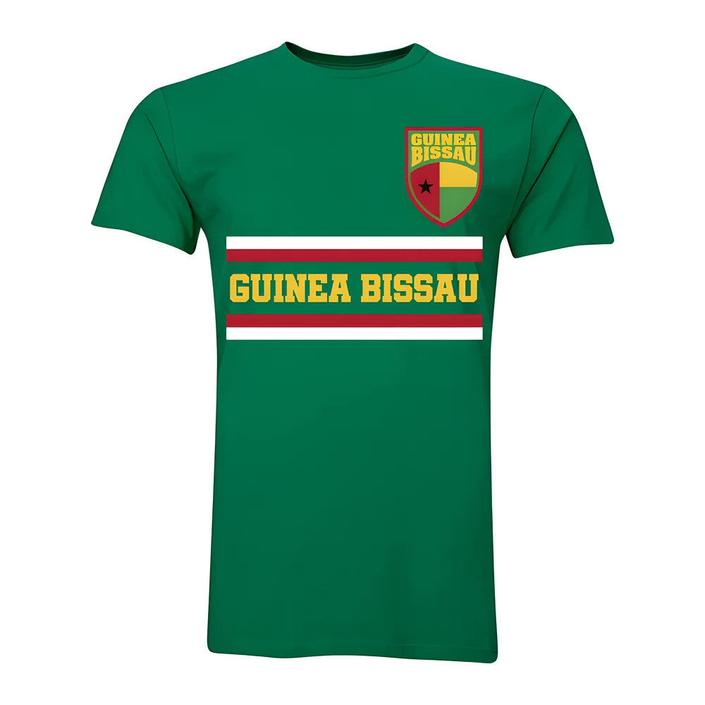 Guinea Bissau Core Football Country T-Shirt (Green)_0