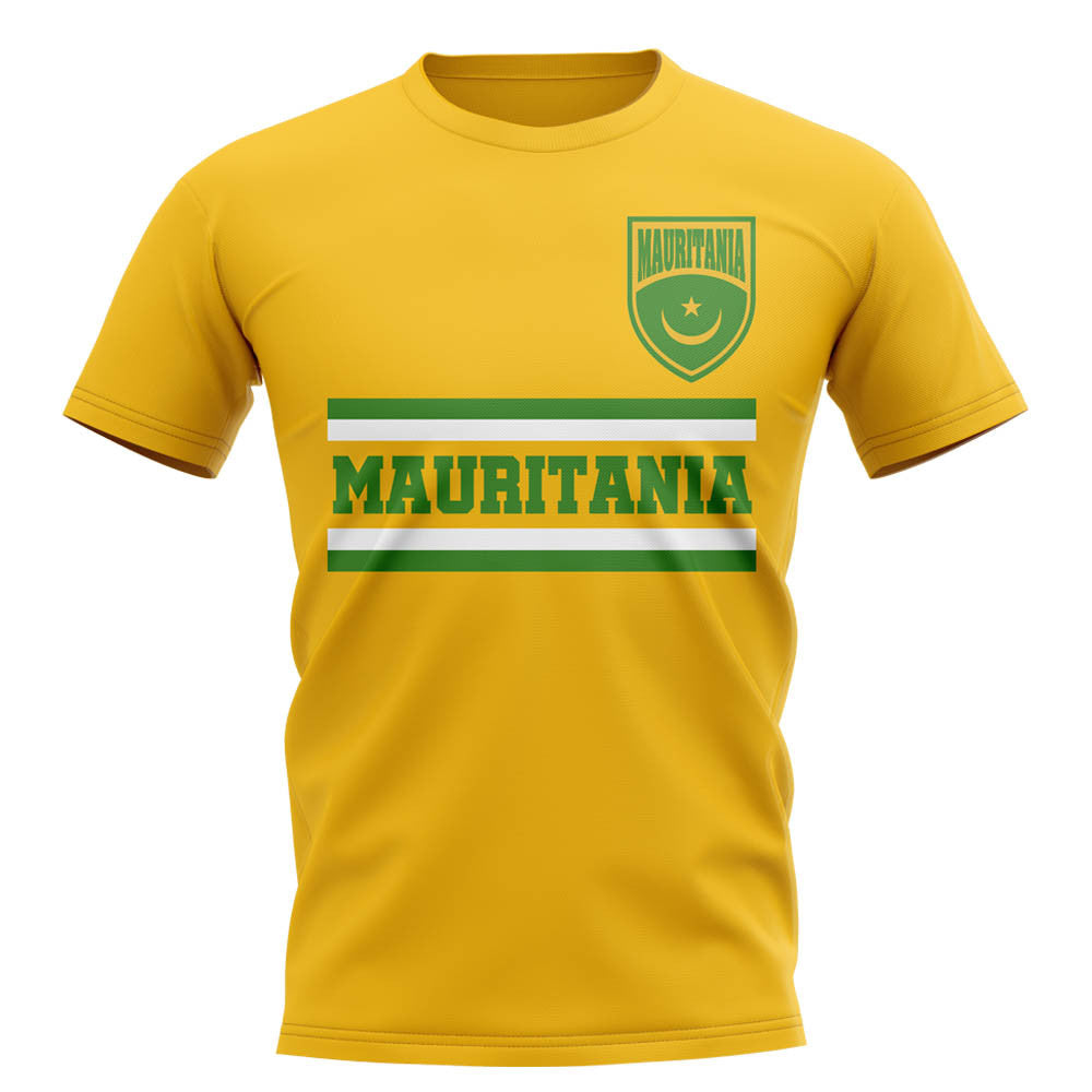 Mauritania Core Football Country T-Shirt (Yellow)_0