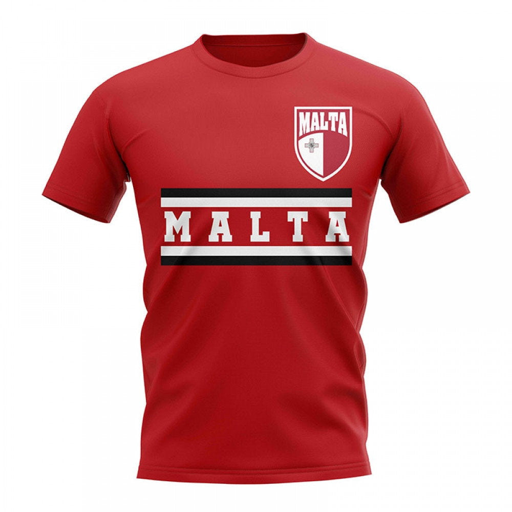 Malta Core Football Country T-Shirt (Red)_0
