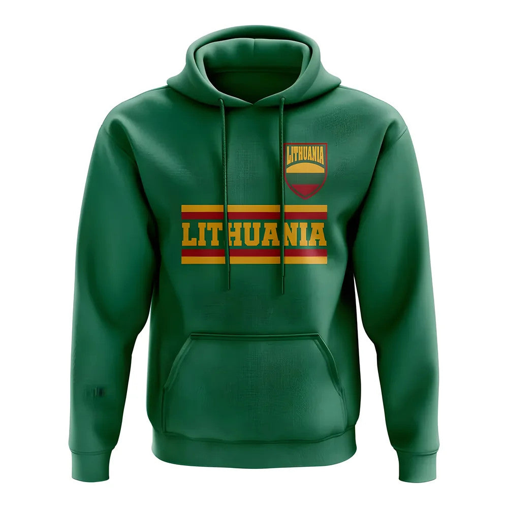 Lithuania Core Football Country Hoody (Green)_0