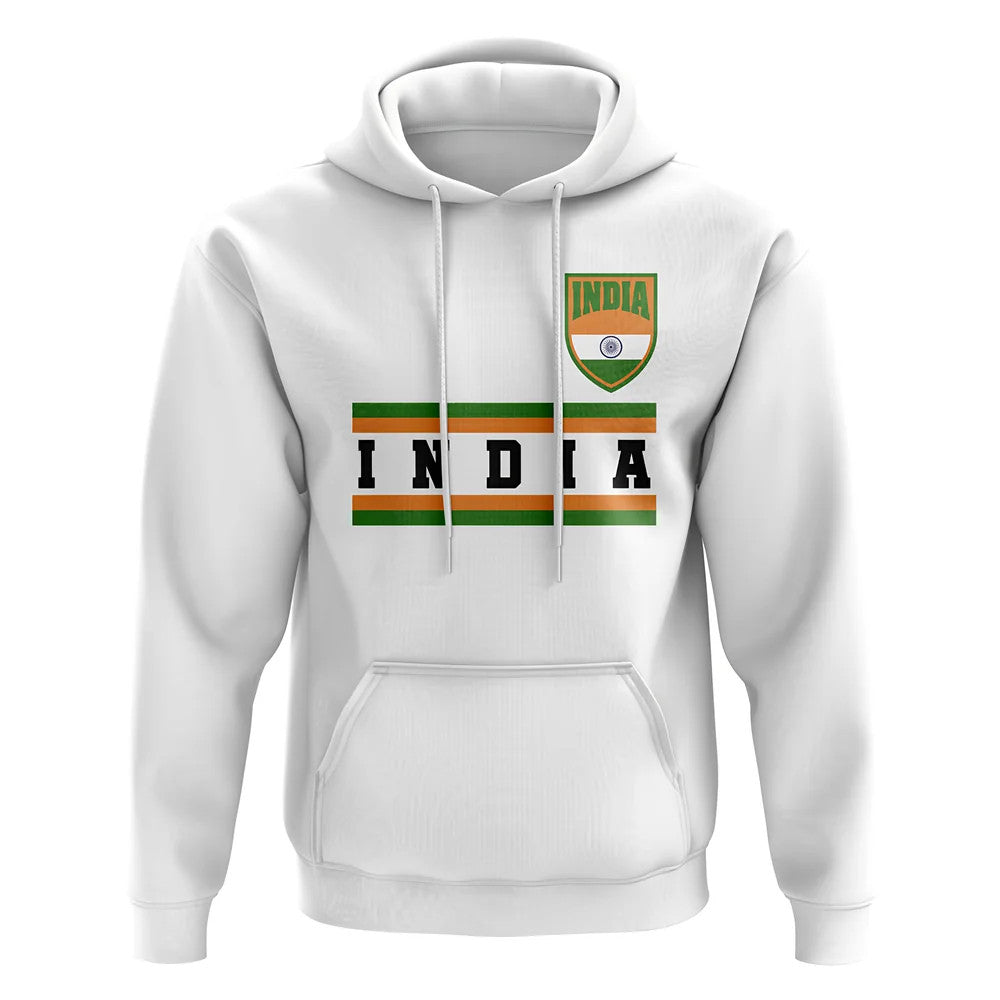 India Core Football Country Hoody (White)_0