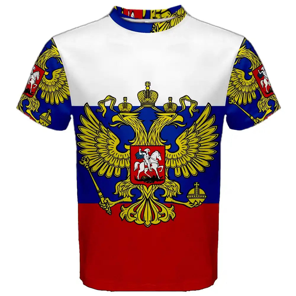 Russian Federation Coat of Arms Sublimated Sports Jersey - Kids_0