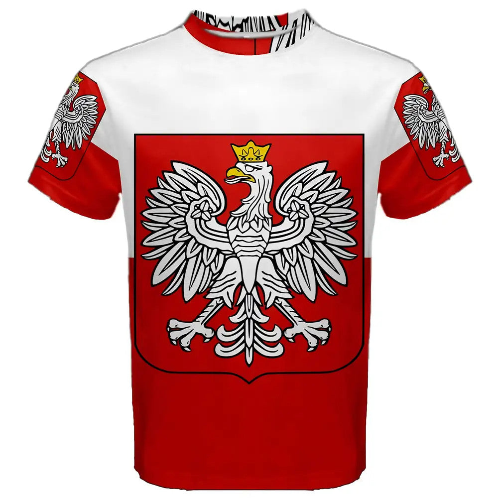 Poland Flag Sublimated Sports Jersey - Kids_0