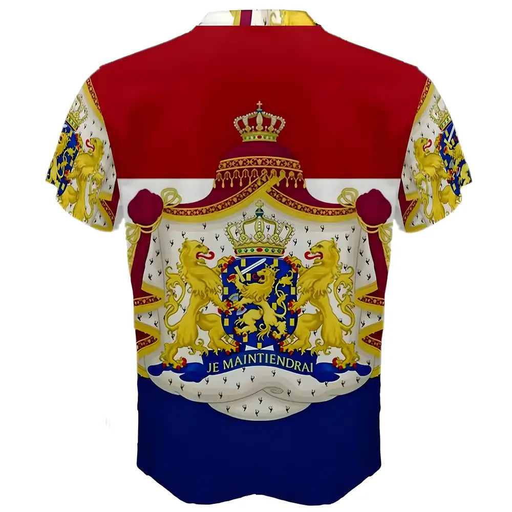 Netherlands Coat of Arms Sublimated Sports Jersey - Kids_1