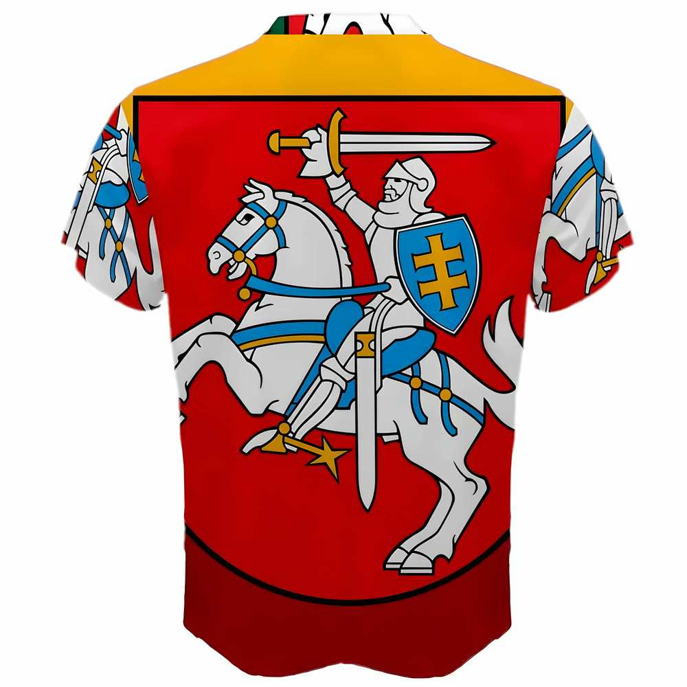 Lithuania Coat of Arms Sublimated Sports Jersey - Kids_1