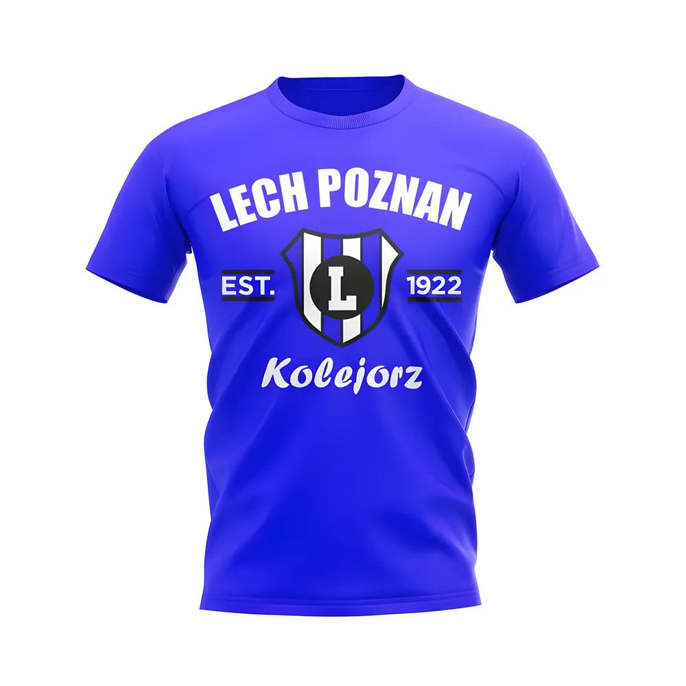 Lech Poznan Established Football T-Shirt (Royal)_1