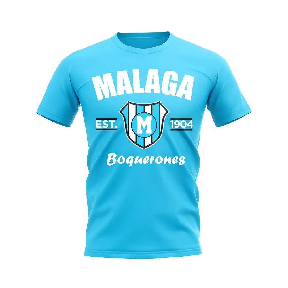 Malaga Established Football T-Shirt (Sky)_0