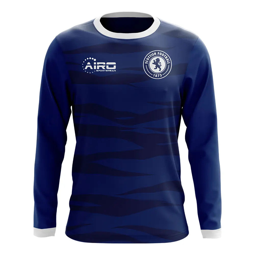 2025-2026 Scotland Long Sleeve Home Concept Football Shirt_0