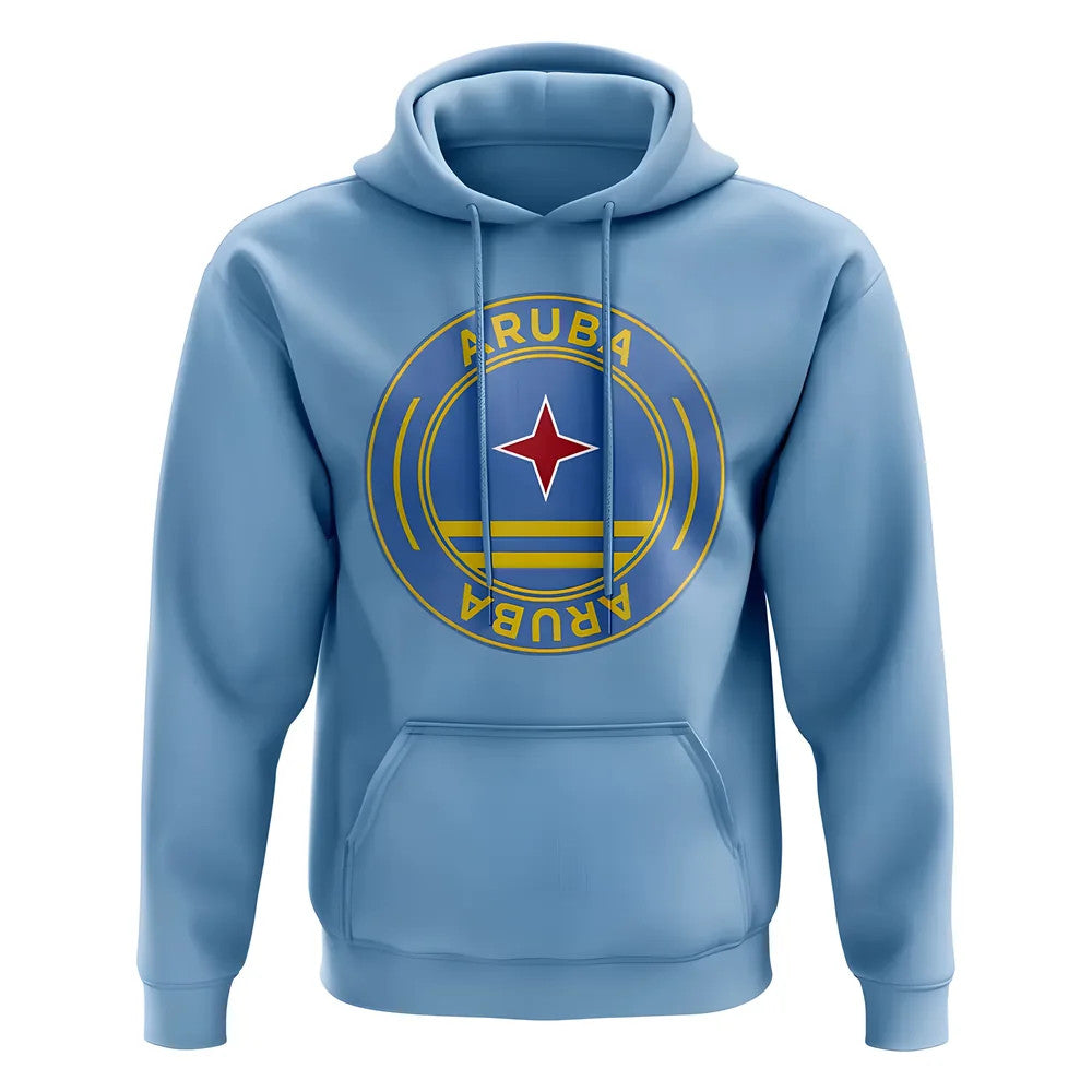 Aruba Football Badge Hoodie (Sky)_0