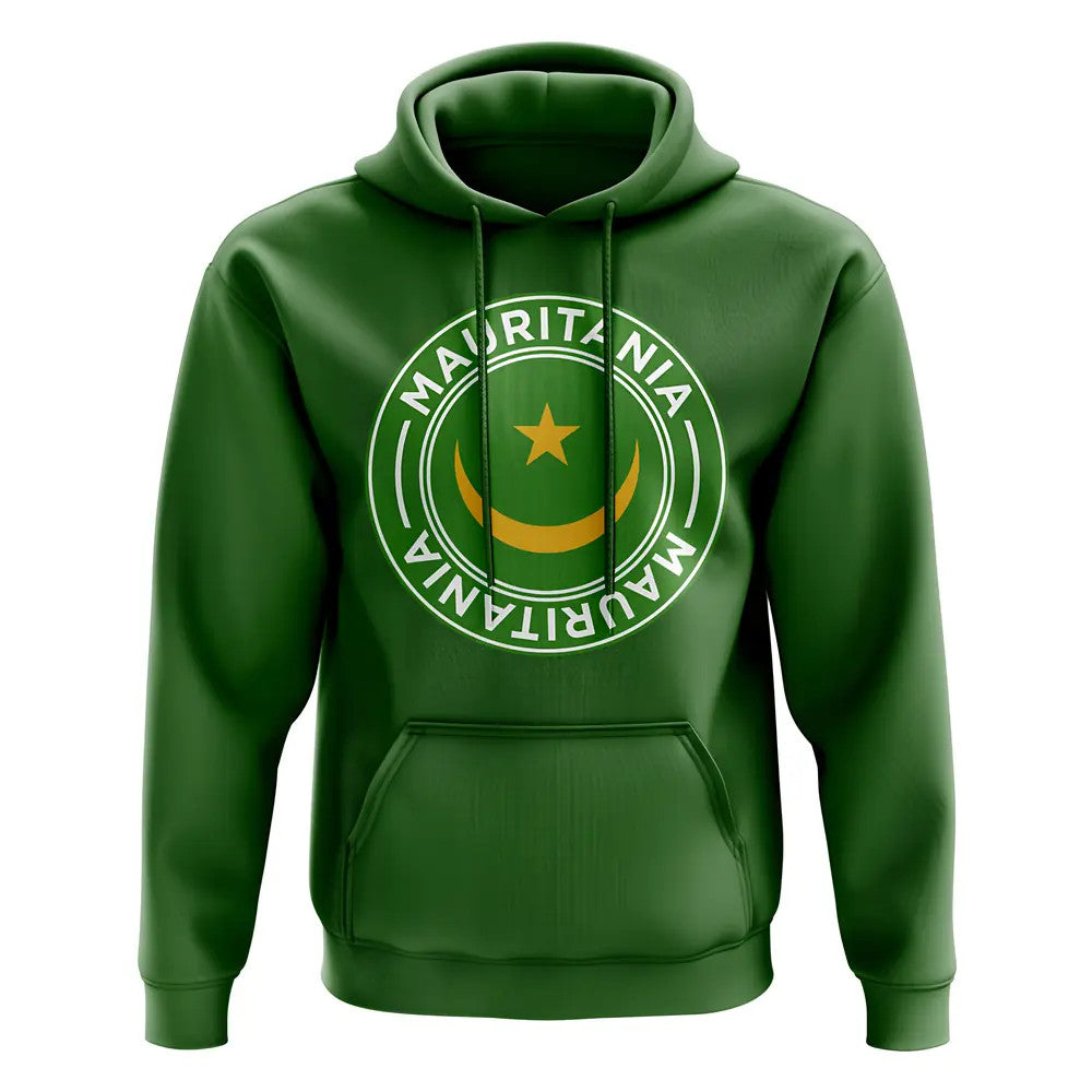 Mauritania Football Badge Hoodie (Green)_0