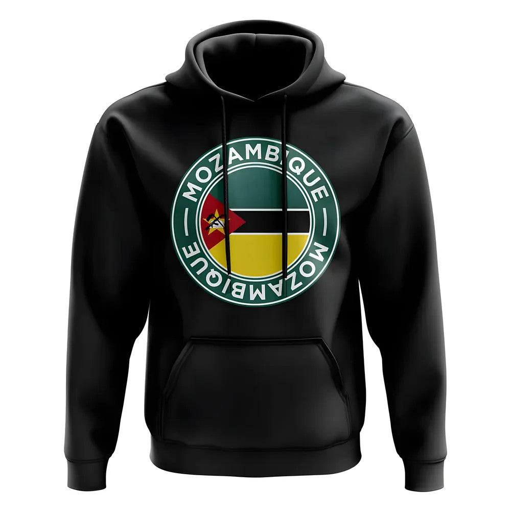 Mozambique Football Badge Hoodie (Black)_1