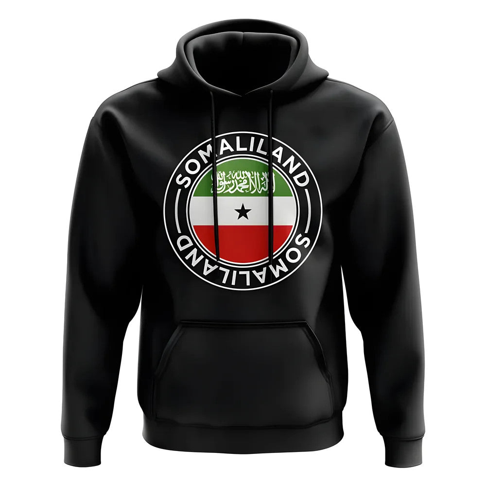 Somaliland Football Badge Hoodie (Black)_1