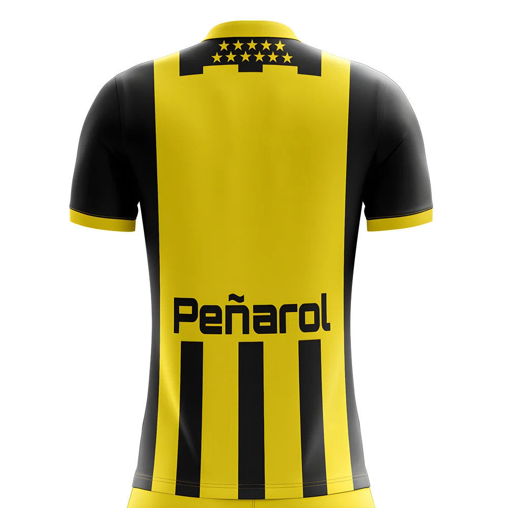 2025-2026 Penarol Home Concept Football Shirt - Kids (Long Sleeve)_1
