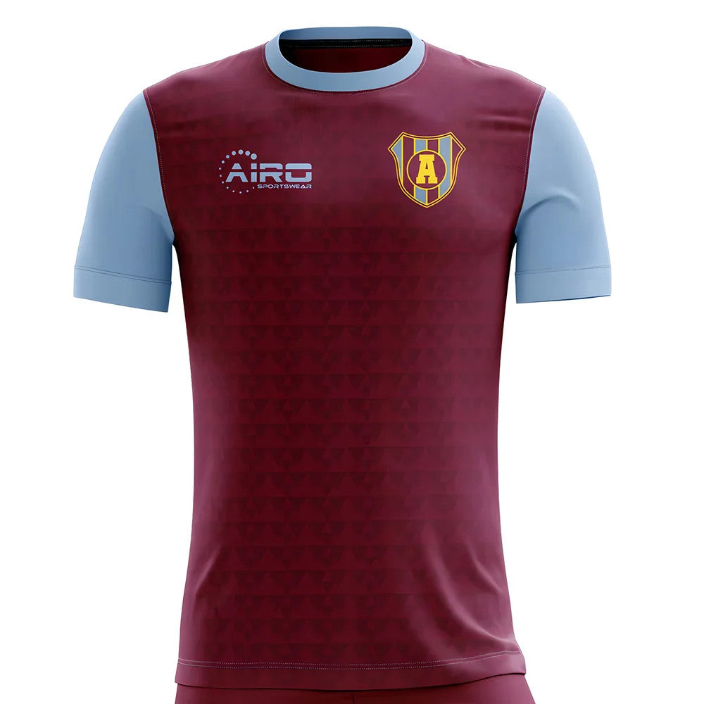 2025-2026 Villa Home Concept Football Shirt - Little Boys_0