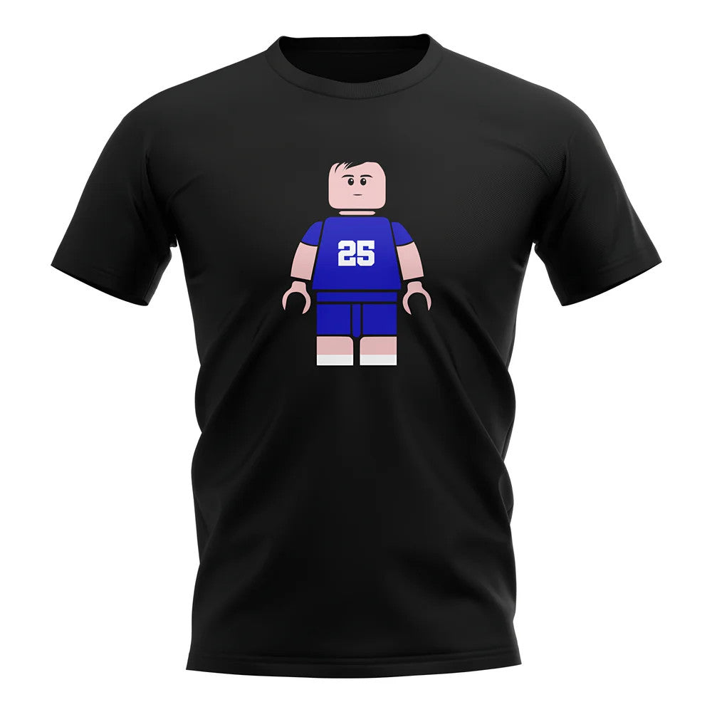 Gianfranco Zola Chelsea Brick Footballer T-Shirt (Black)_0