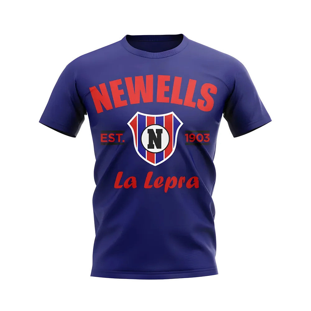 Newells Old Boys Established Football T-Shirt (Navy)_1