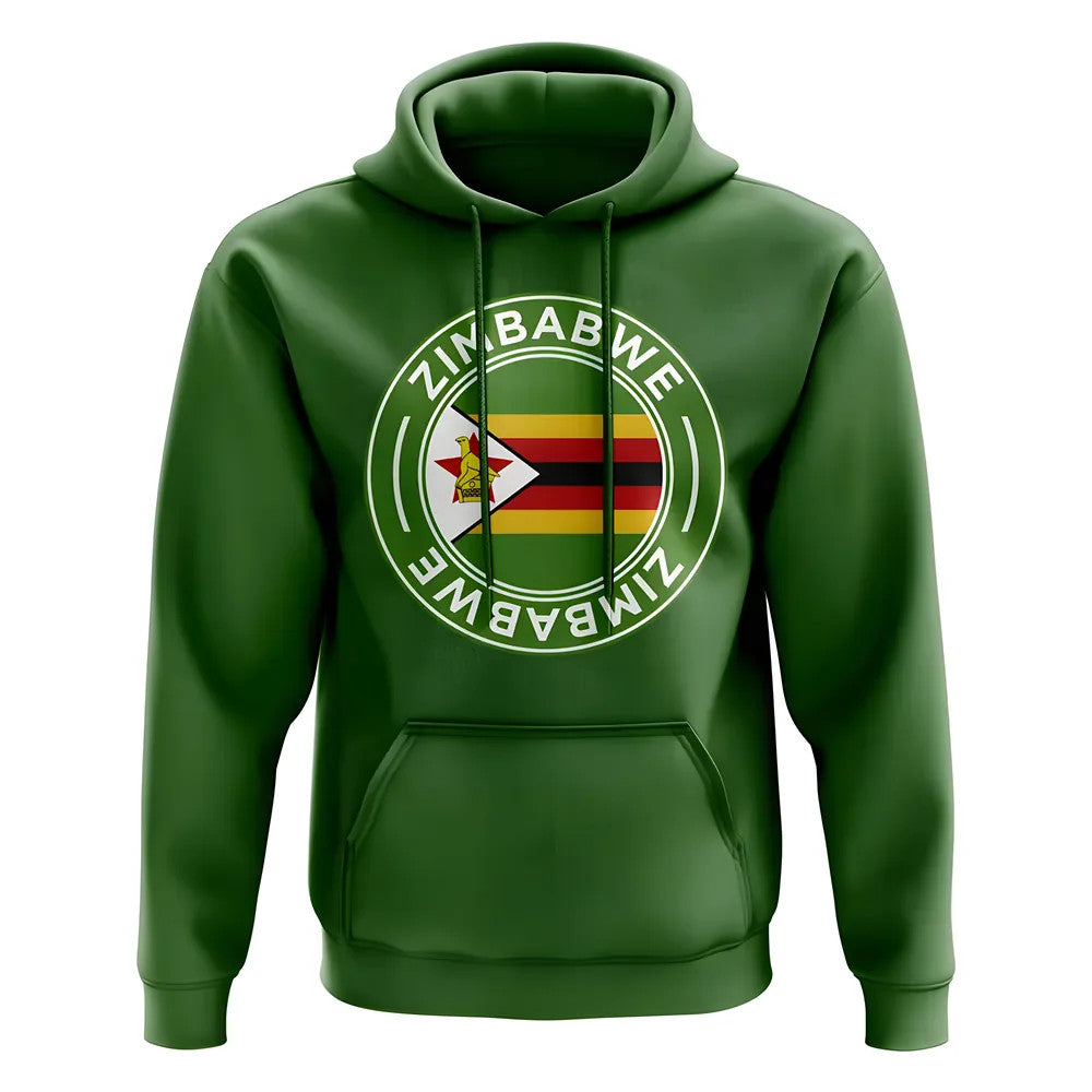 Zimbabwe Football Badge Hoodie (Green)_1