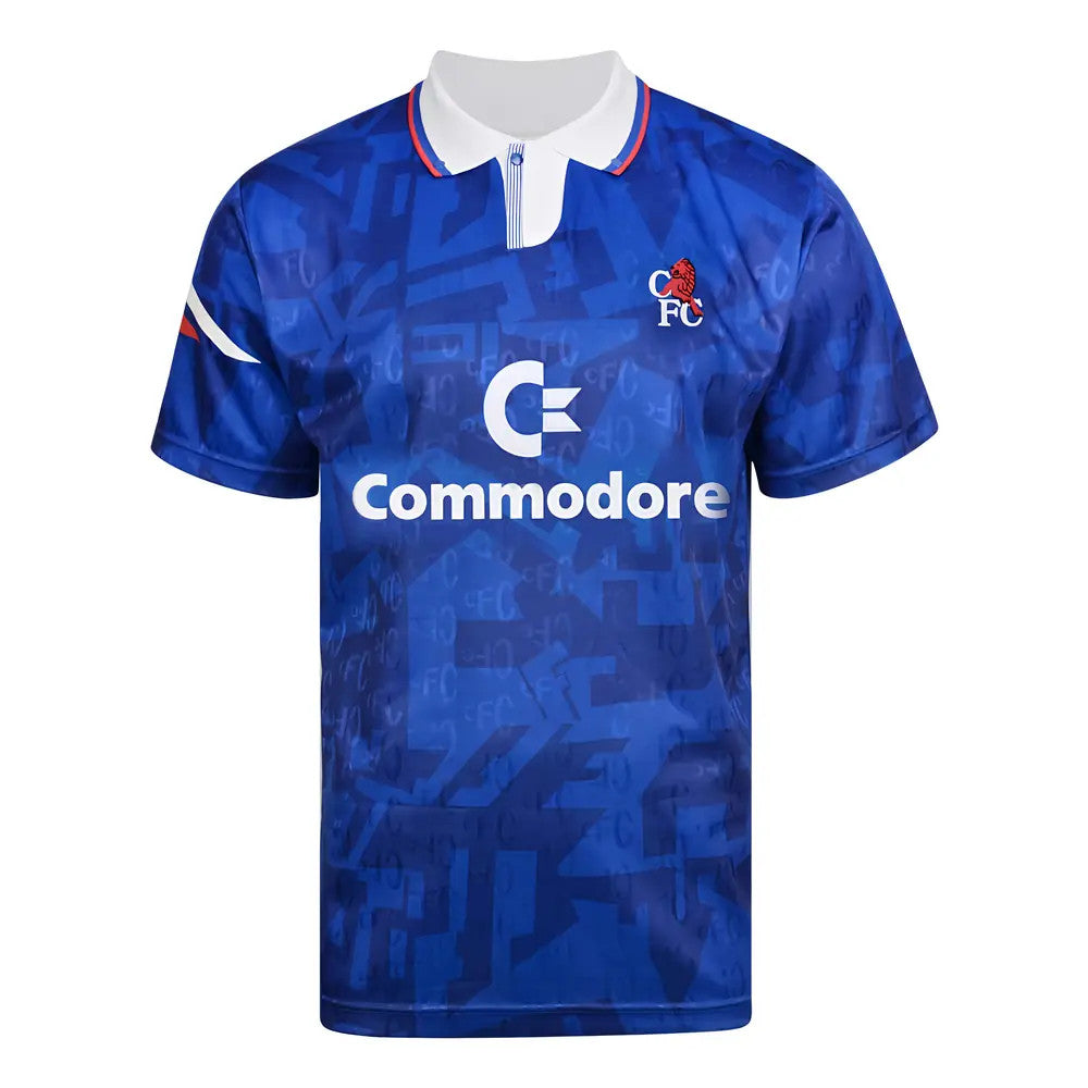Score Draw Chelsea 1992 Retro Football Shirt (HAZARD 10)_2