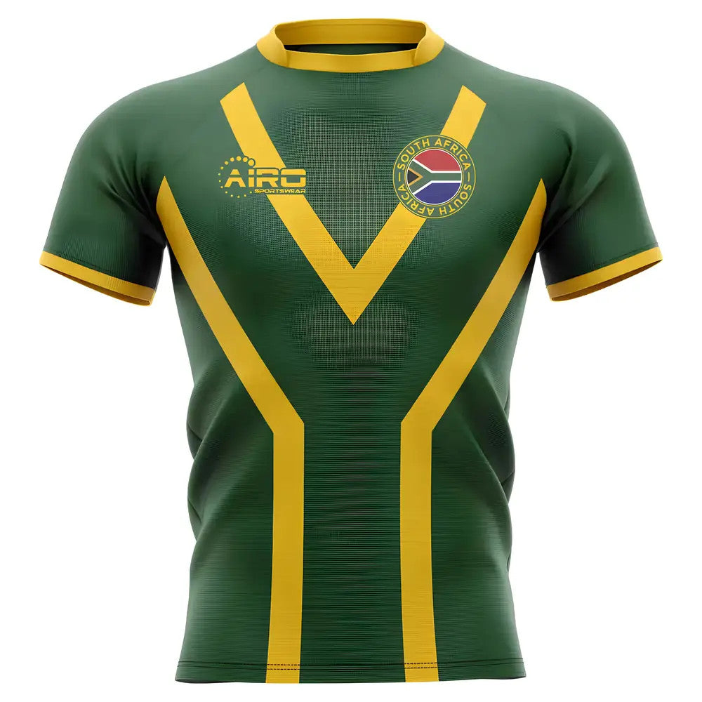2025-2026 South Africa Springboks Flag Concept Rugby Shirt - Kids_0