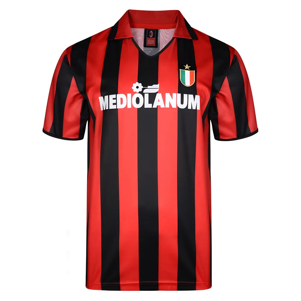 Score Draw Ac Milan 1988 Retro Football Shirt (VAN BASTEN 9)_2