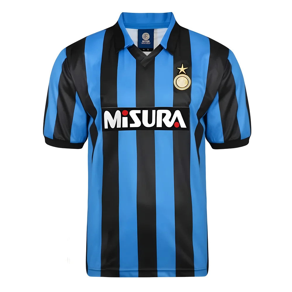 Score Draw Internazionale 1990 Retro Football Shirt_1