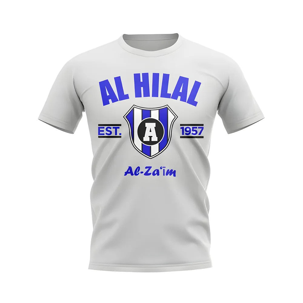 Al Hilal Established Football T-Shirt (White)_0