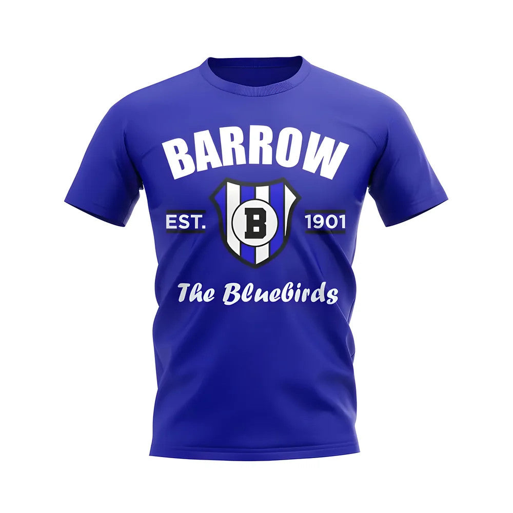 Barrow Established Football T-Shirt (Blue)_1