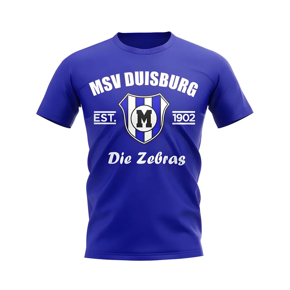 Msv Duisburg Established Football T-Shirt (Blue)_1