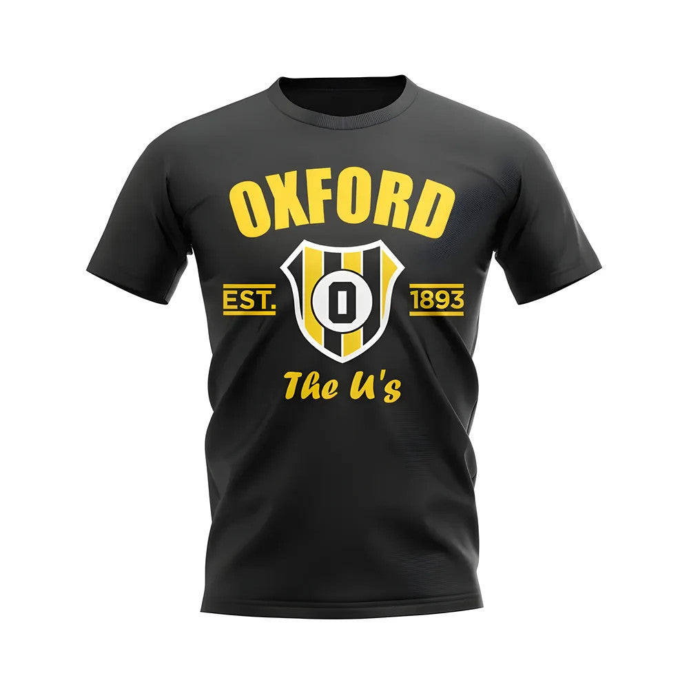 Oxford Established Football T-Shirt (Black)_1