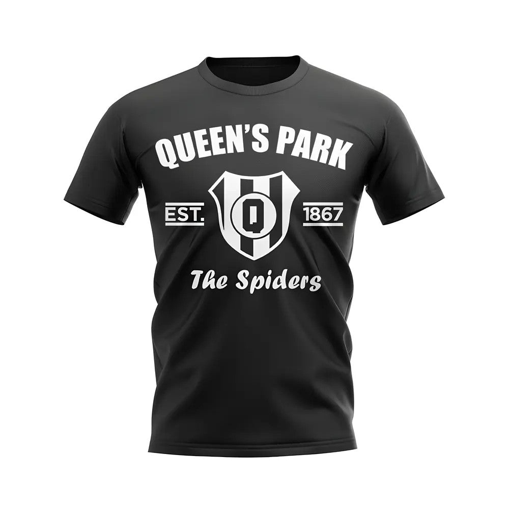 Queens Park Established Football T-Shirt (Black)_1