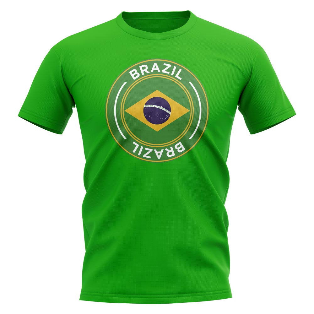 Brazil Football Badge T-Shirt (Green)_1