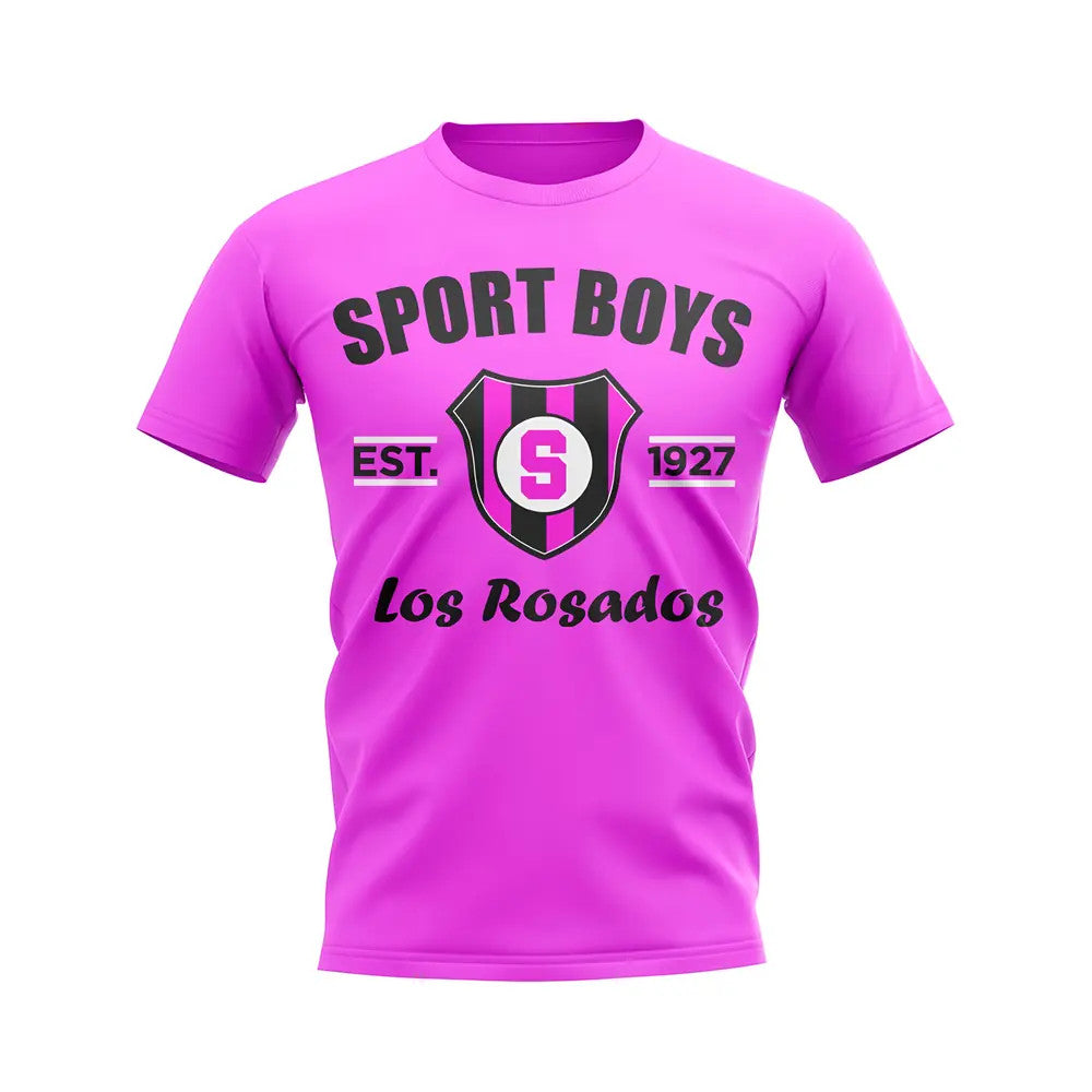 Sport Boys Established Football T-Shirt (Pink)_0