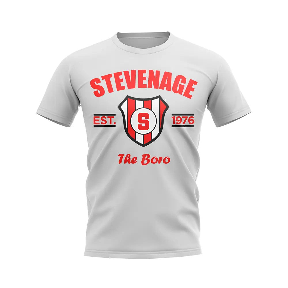 Stevenage Established Football T-Shirt (White)_1
