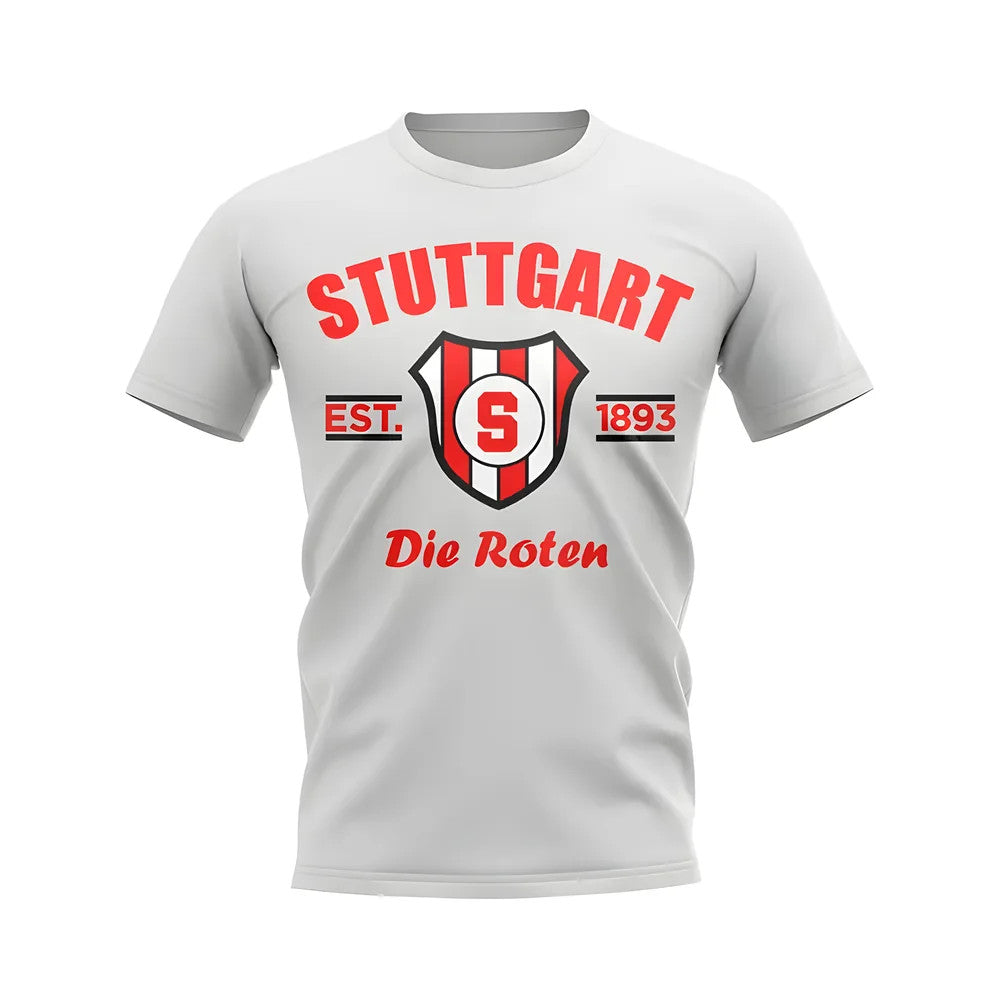 Stuttgart Established Football T-Shirt (White)_1