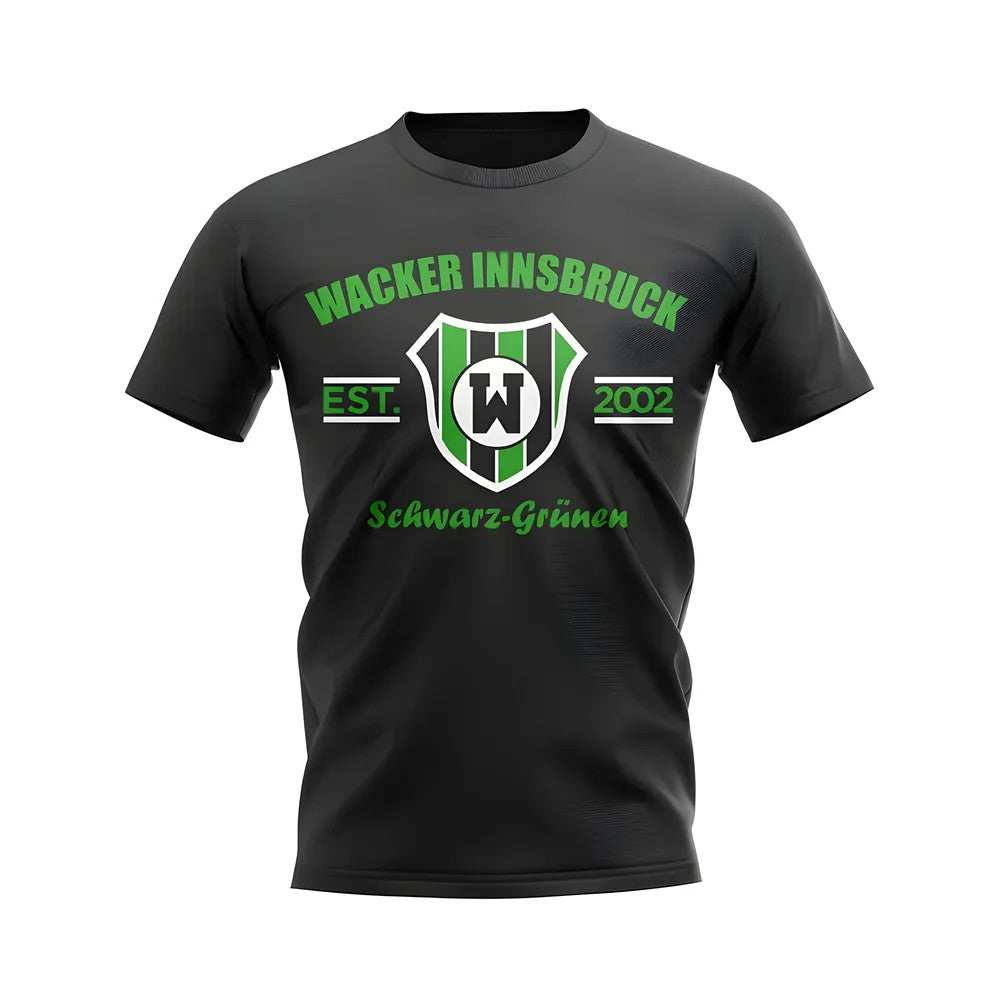 Wacker Innsbruck Established Football T-Shirt (Black)_1