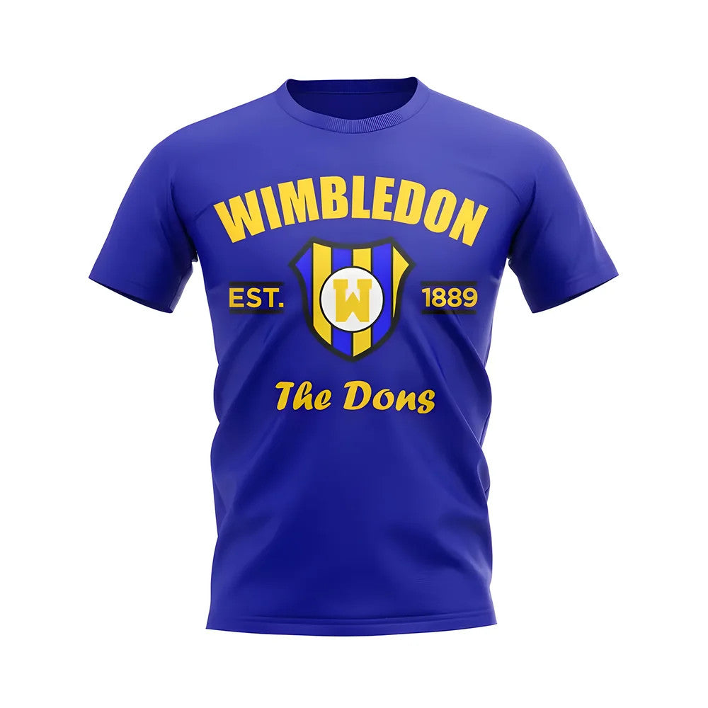 Wimbledon Established Football T-Shirt (Blue)_1