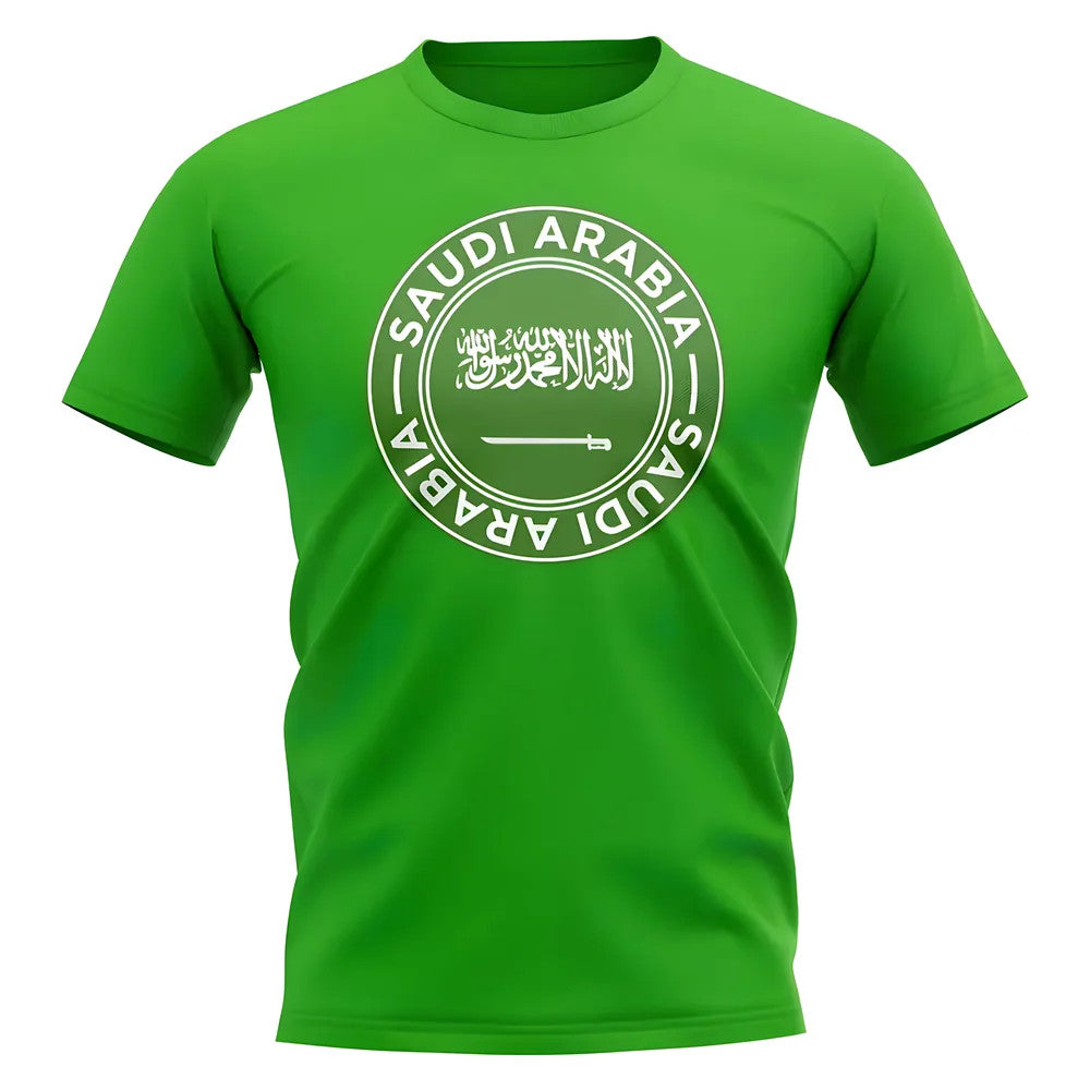 Saudi Arabia Football Badge T-Shirt (Green)_1