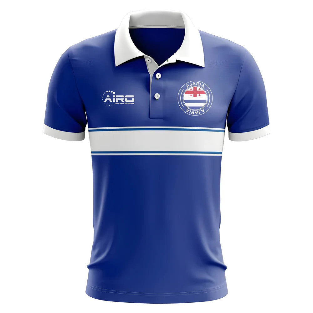 Ajaria Concept Stripe Polo Shirt (Blue) - Kids_0