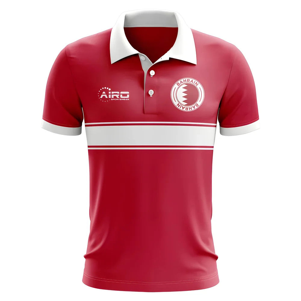 Bahrain Concept Stripe Polo Shirt (Red) - Kids_0