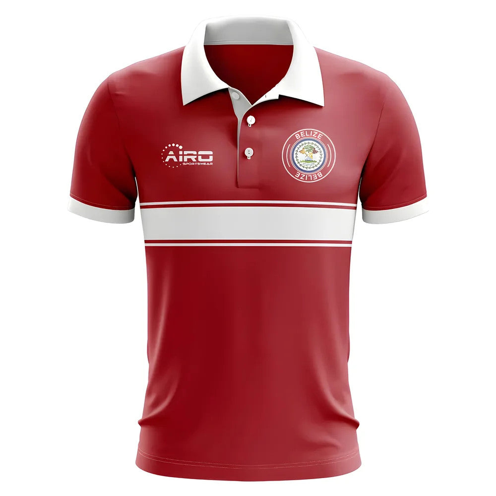 Belize Concept Stripe Polo Shirt (Red) - Kids_0