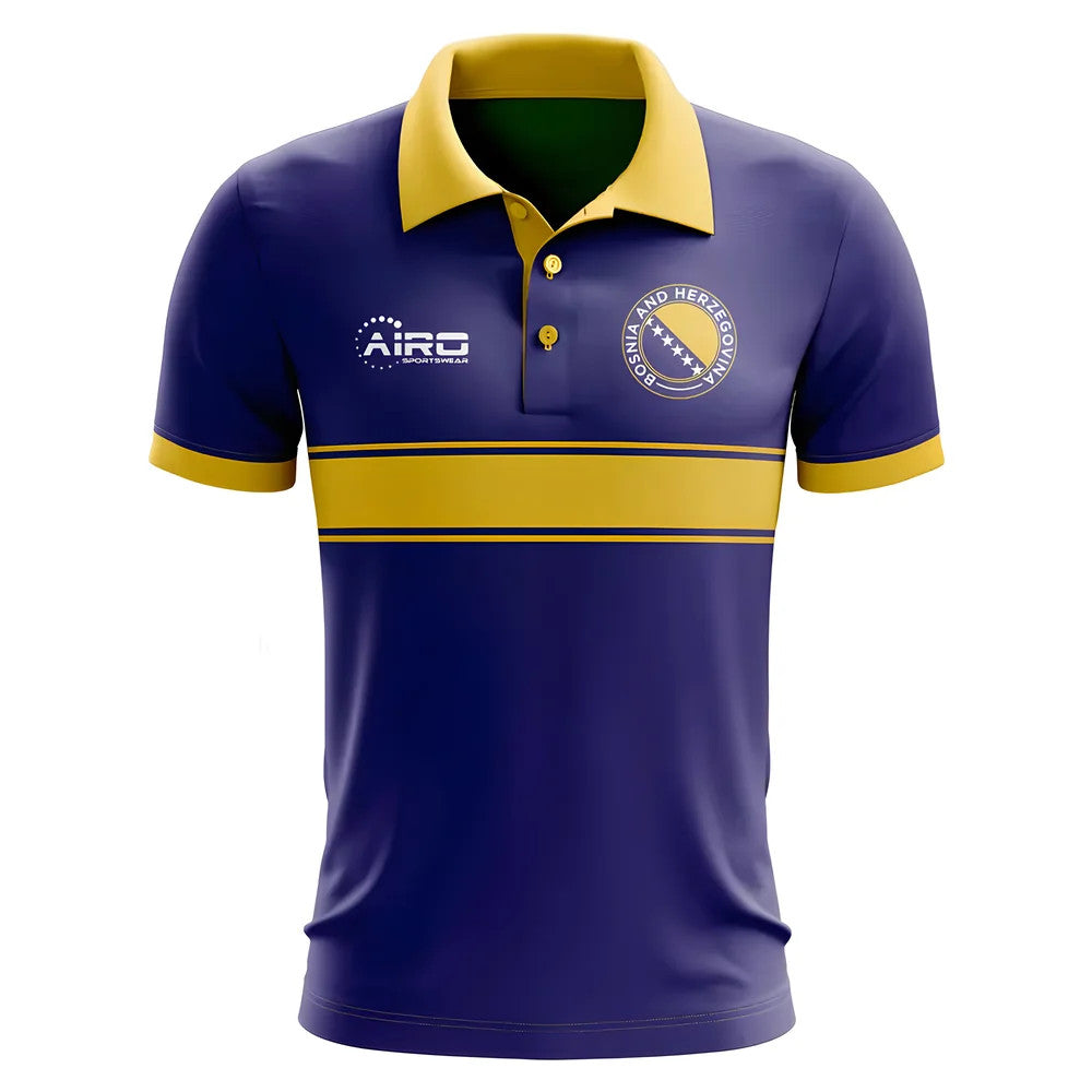 Bosnia Concept Stripe Polo Shirt (Blue) - Kids_1