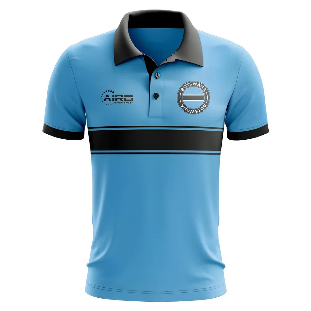 Botswana Concept Stripe Polo Shirt (Sky) - Kids_0